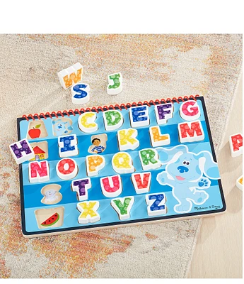 Melissa & Doug Blues Clues & You! Wooden Chunky Puzzle - Alphabet