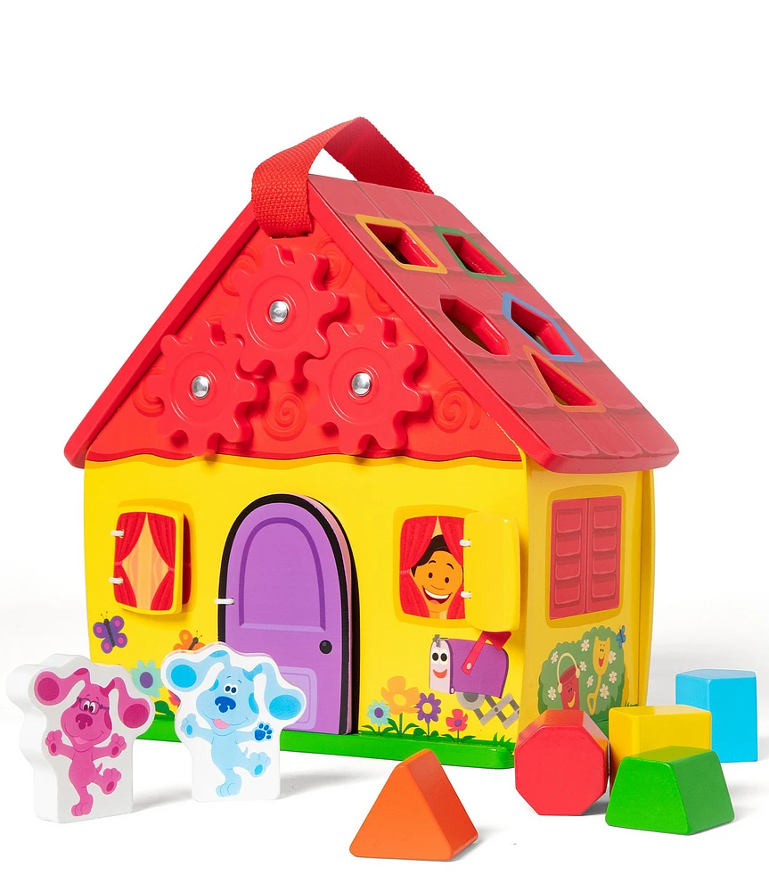 Melissa & Doug Blue's Clues & You! Wooden Take-Along House