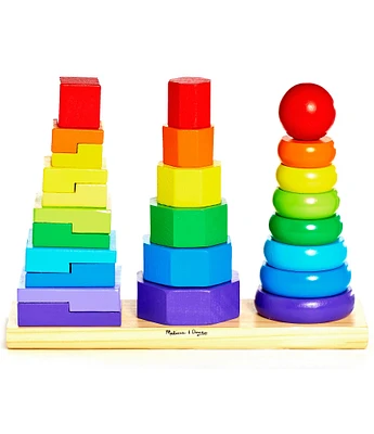 Melissa & Doug Geometric Stacker Play Set