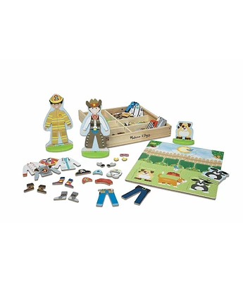 Melissa & Doug Occupations Magnetic Pretend Play Set