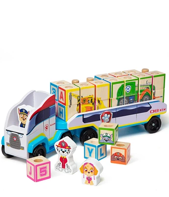 Melissa & Doug Paw Patrol ABC Wooden Block Truck