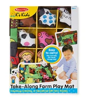 Melissa & Doug Take-Along Farm Play Mat