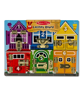 Melissa & Doug Wooden Latches Board