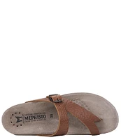 Mephisto Helen Buckle Detail Leather Casual Sandals