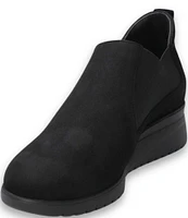 Mephisto Ibelina Leather Wedge Slip Ons