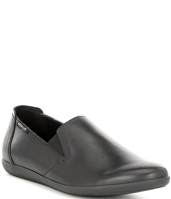 Mephisto Korie Leather Slip-On Flats