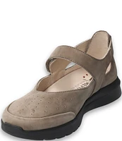 Mephisto Marsia Nubuck Suede Mary Jane Flats