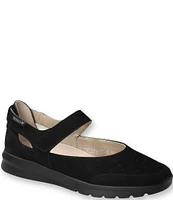 Mephisto Marsia Nubuck Suede Mary Jane Flats