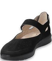 Mephisto Marsia Nubuck Suede Mary Jane Flats