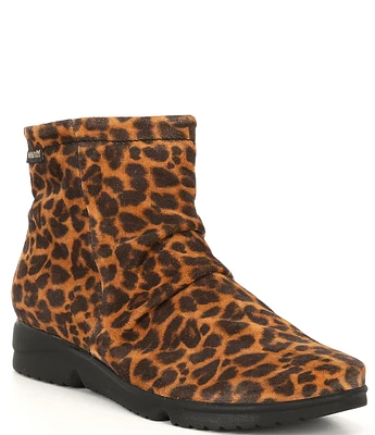 Mephisto Rezia Leopard Print Booties