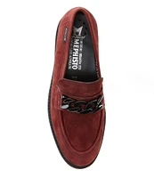 Mephisto Salka Nubuck Leather Lug Sole Loafers