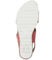 Mephisto Ysabel Banded Wedge Sandals