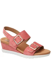 Mephisto Ysabel Banded Wedge Sandals