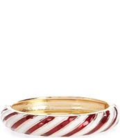 Merry & Bright Candy Cane Christmas Hinge Bracelet