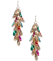 Merry & Bright Christmas Lightbulb Shaky Statement Drop Earrings