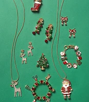 Merry & Bright Christmas Motif Line Bracelet