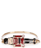 Merry & Bright Christmas Nutcracker Hinge Bracelet