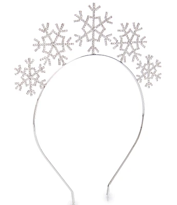 Merry & Bright Christmas Snowflake Headband