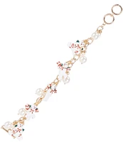 Merry & Bright Festive Multi Mr. Bingle Charm Drop Christmas Line Bracelet