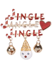 Merry & Bright Jingle Jangle Mr. Bingle Drop Christmas Pin