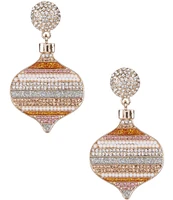 Merry & Bright Pastel Christmas Ornament Drop Earrings