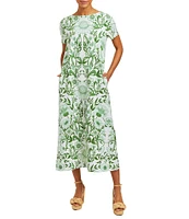 Mestiza New York Adria Stretch Crepe Bow Tie Detail Midi Dress