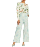 Mestiza New York Antonella Flat Front Wide Leg Pants