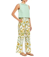 Mestiza New York Bianca Round Neck Sleeveless Bow Top