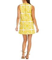 Mestiza New York Fiona Convertible Round Neck Sleeveless Shift Mini Dress