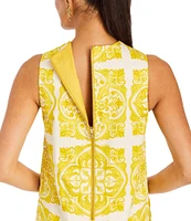 Mestiza New York Fiona Convertible Round Neck Sleeveless Shift Mini Dress
