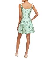 Mestiza New York Gillian Silk Twill Blend Scoop Neck Sleeveless Mini Dress