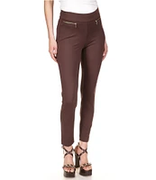 MICHAEL Michael Kors Ponte Skinny Leg Zip Pocket Pull-On Pants