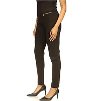 MICHAEL Michael Kors Ponte Skinny Leg Zip Pocket Pull-On Pants