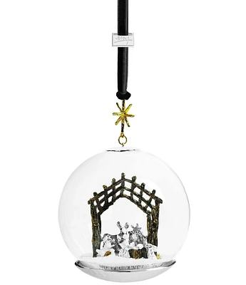 Michael Aram Manger Snow Globe Ornament