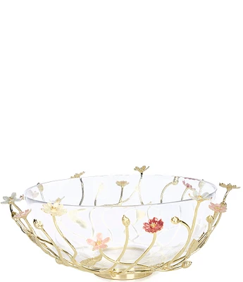 Michael Aram Wildflowers Glass Bowl