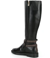 Michael Kors Abigail Leather Riding Boots