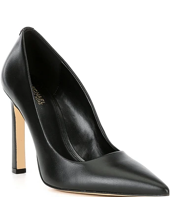 Michael Kors Amara Leather Pointed Toe Pumps