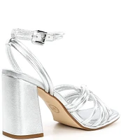 Michael Kors Astra Metallic Leather Strappy Dress Sandals