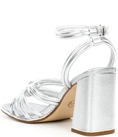 Michael Kors Astra Metallic Leather Strappy Dress Sandals