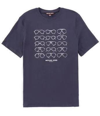 Michael Kors Aviator History Logo Short Sleeve T-Shirt