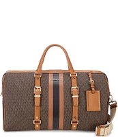 Michael Kors Bedford XL Signature Logo Travel Weekender Bag