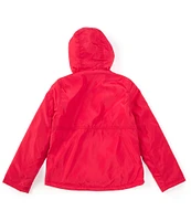 Michael Kors Big Girls 7-16 Long Sleeve Plush-Lined Hooded Rain Jacket