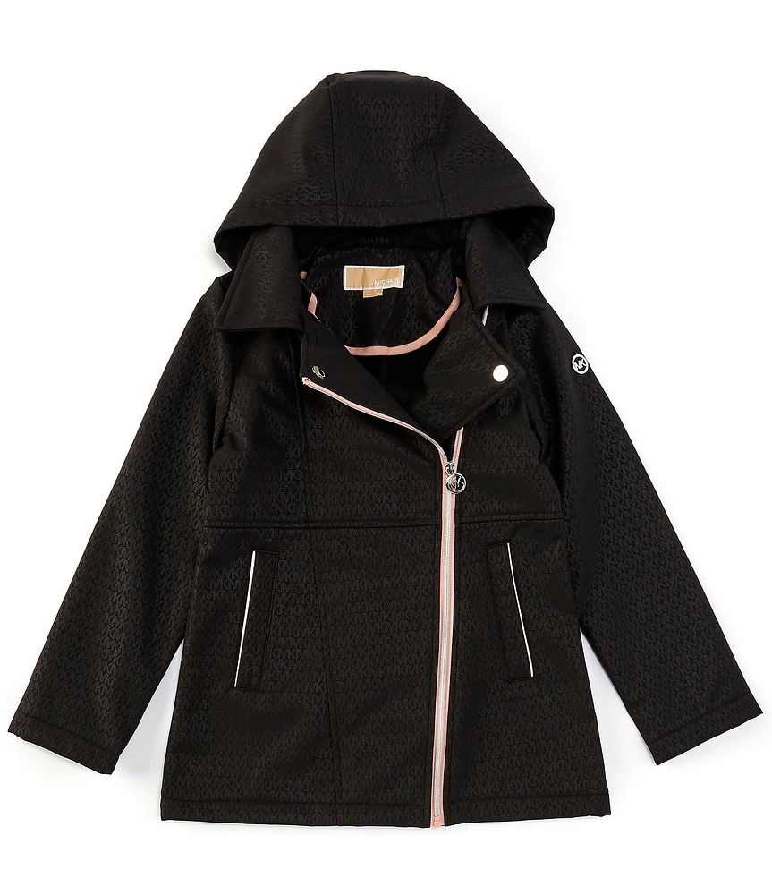 Michael Kors Big Girls 7-16 Long Sleeve Soft-Shell Hooded Jacket