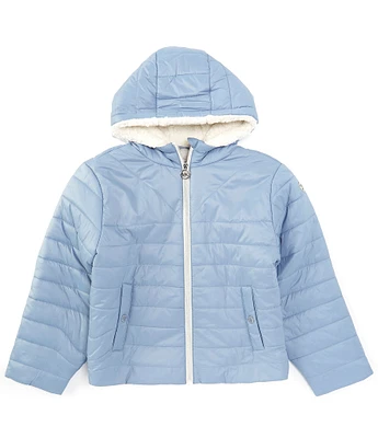 Michael Kors Big Girls 7-16 Plush-Lined Midweight Hooded Jacket