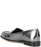 Michael Kors Carlson Crinkle Patent Leather Loafers