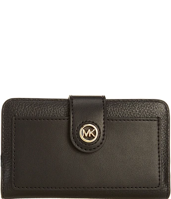 Michael Kors Charm Medium Tab Pocket Bifold Wristlet