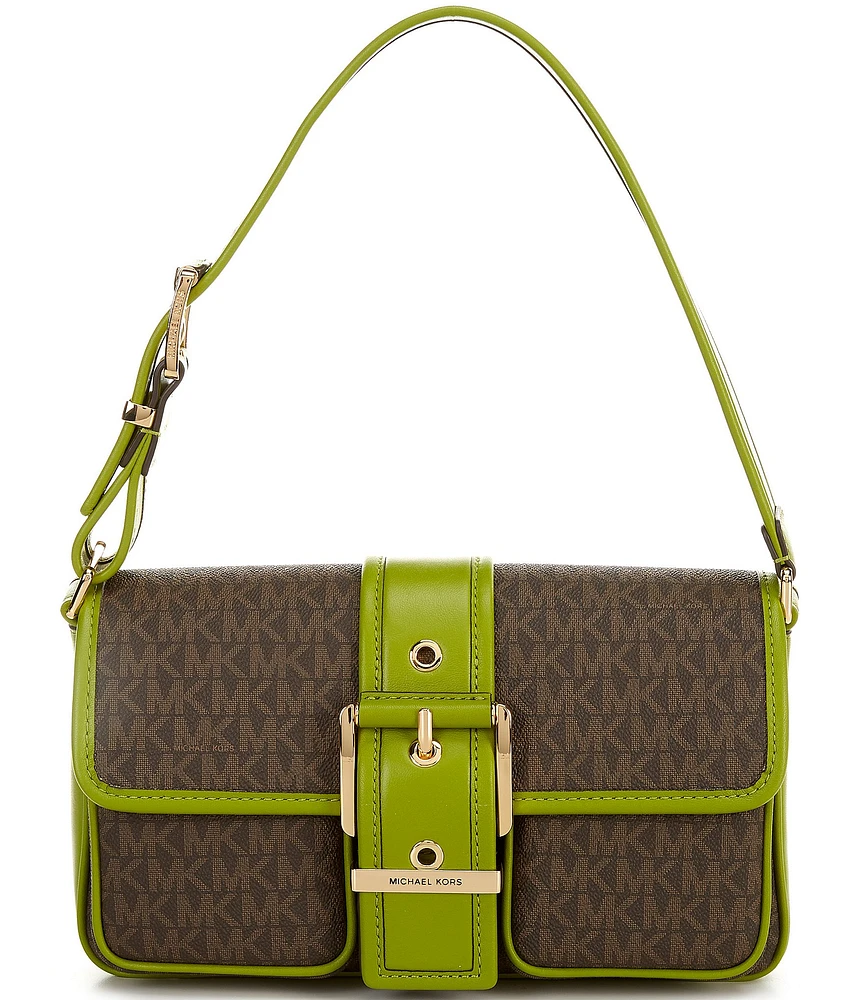 Michael Kors Colby Medium Buckled Shoulder Bag