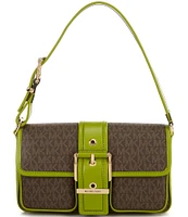 Michael Kors Colby Medium Buckled Shoulder Bag