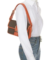 Michael Kors Colby Medium Buckled Shoulder Bag