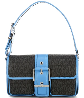 Michael Kors Colby Medium MK Signature Shoulder Bag